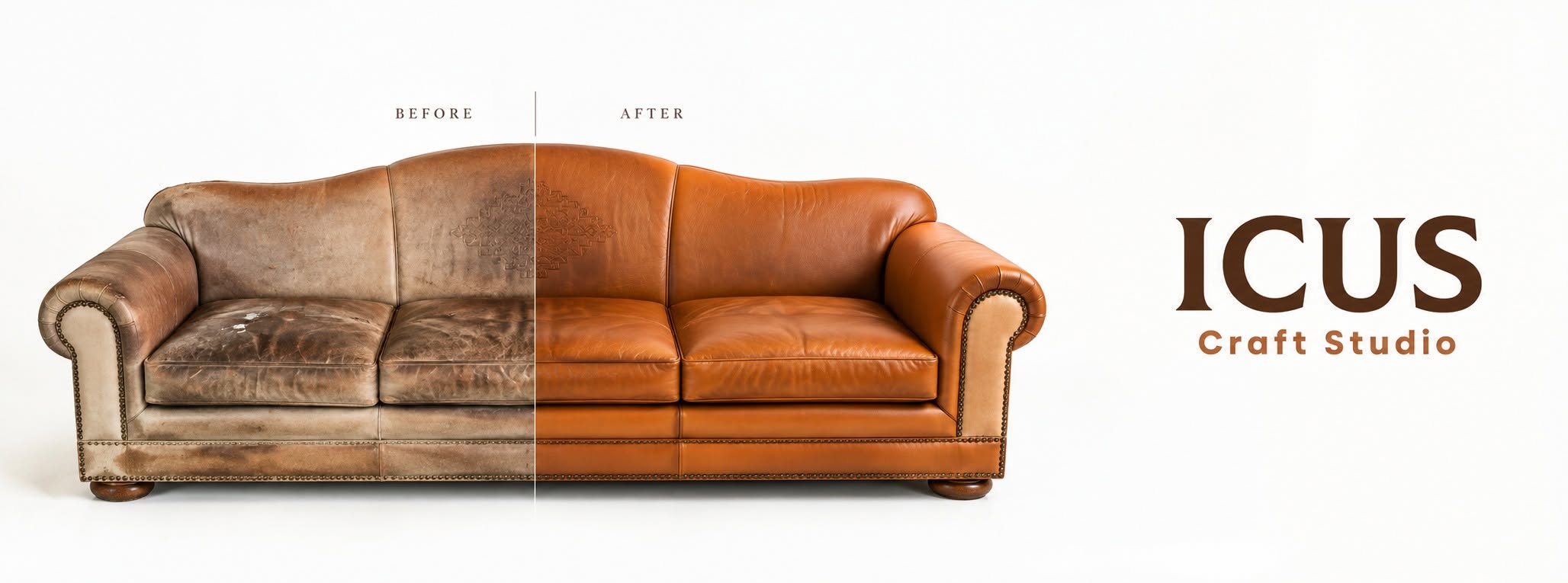 Quy chuẩn vệ sinh và phục hồi màu da sofa cao cấp tại ICUS Craft Studio TP.HCM